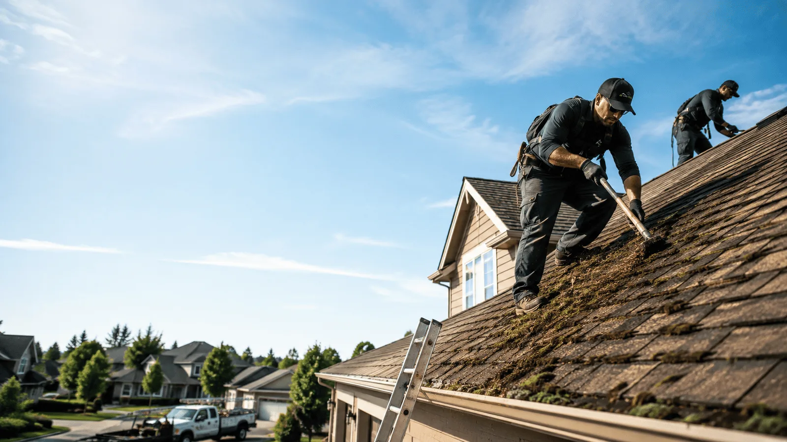 Roof Moss Removal in Newcastle, TX near me